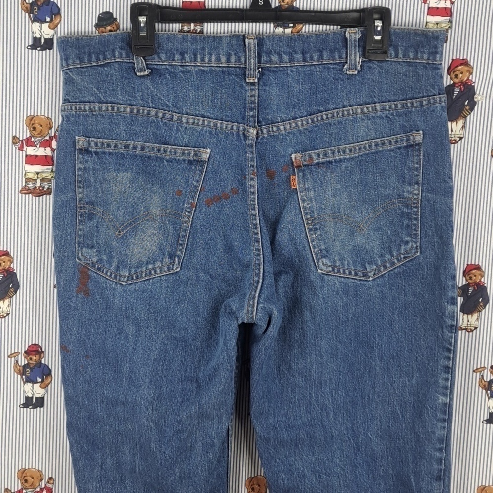 Vintage 60s 70s Levi's 646 orange tags hight waisted bellbottom flare jeans S 30